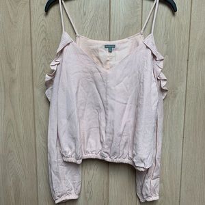 Pink off the shoulder top